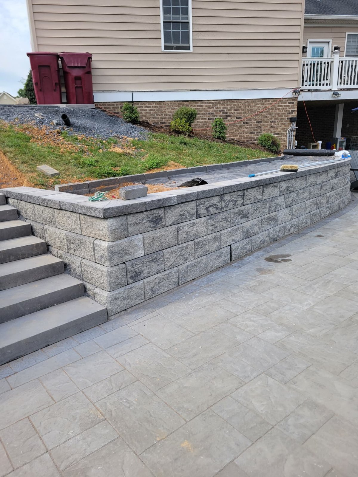 Hardscaping project by Pro Quality Property Maintenance