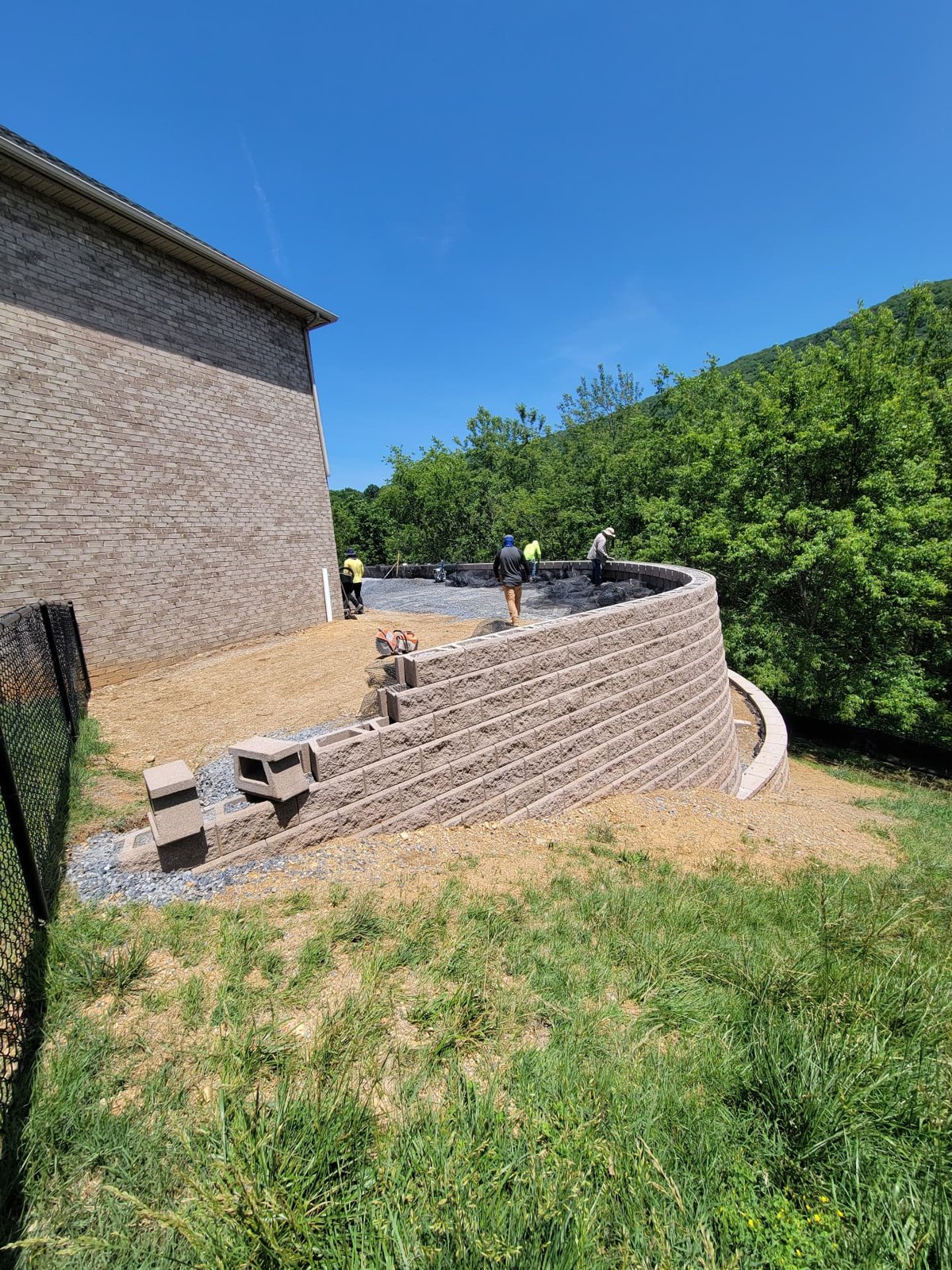 Hardscaping project by Pro Quality Property Maintenance