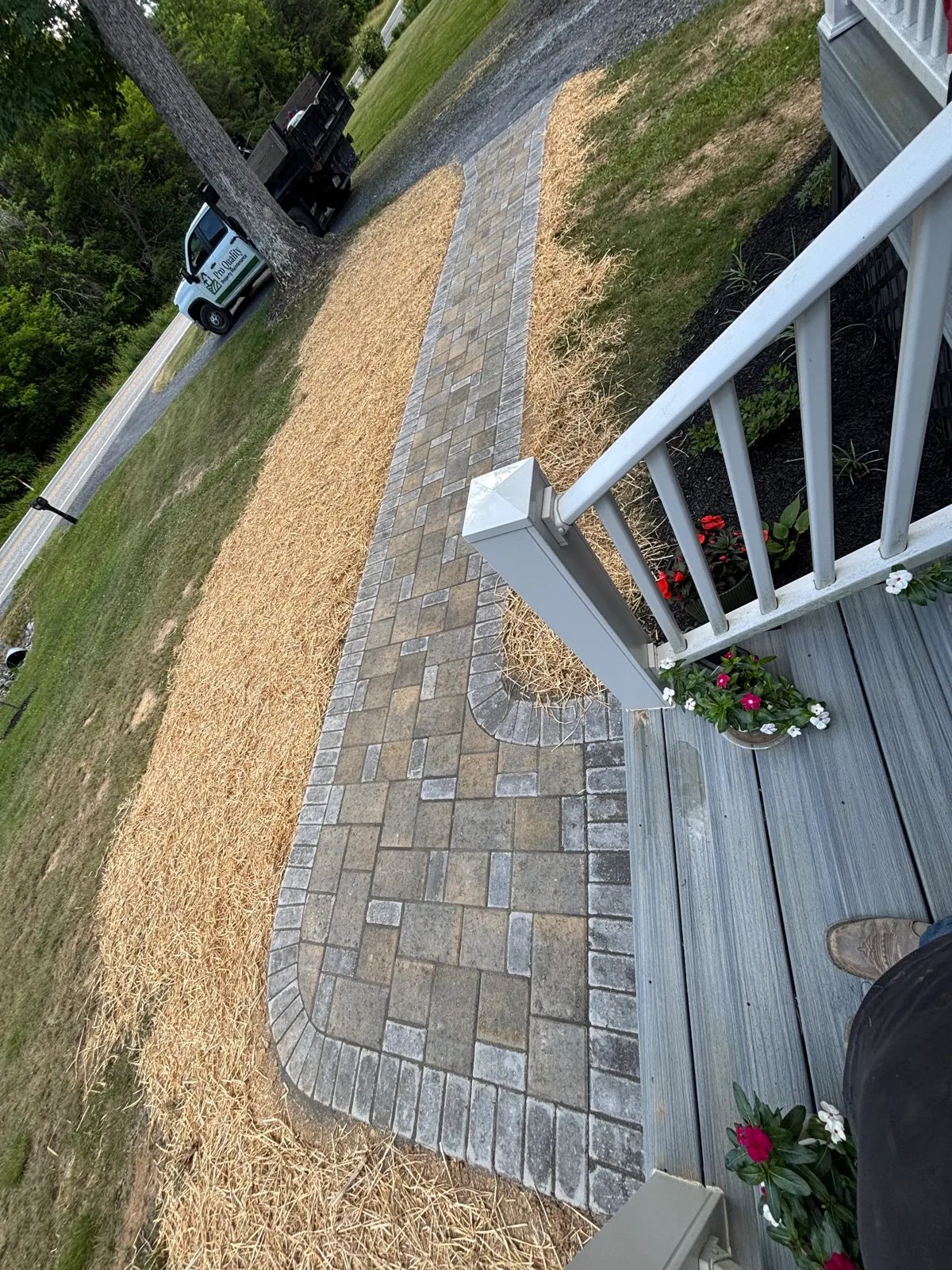 Hardscaping project by Pro Quality Property Maintenance