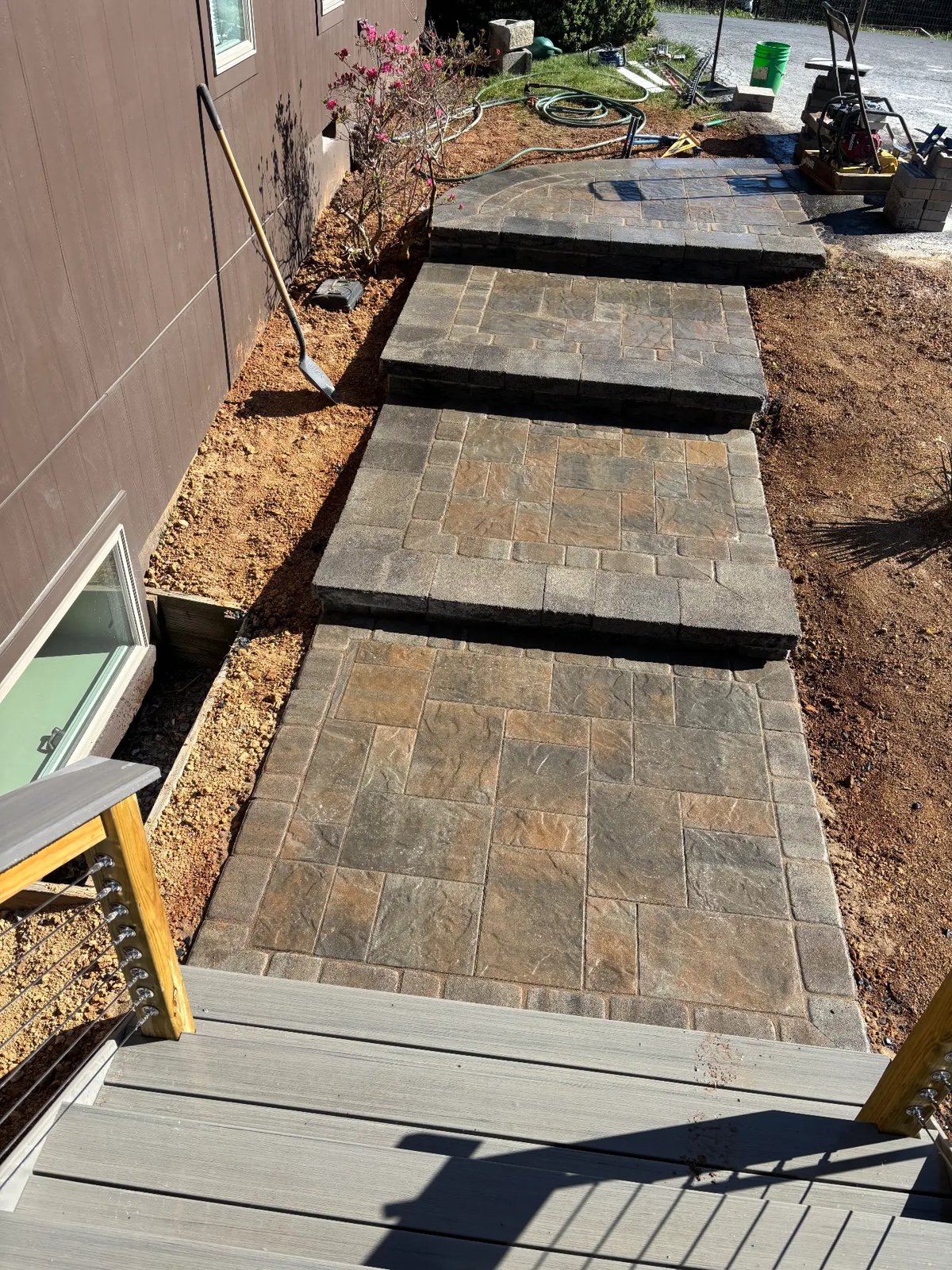 Hardscaping project by Pro Quality Property Maintenance