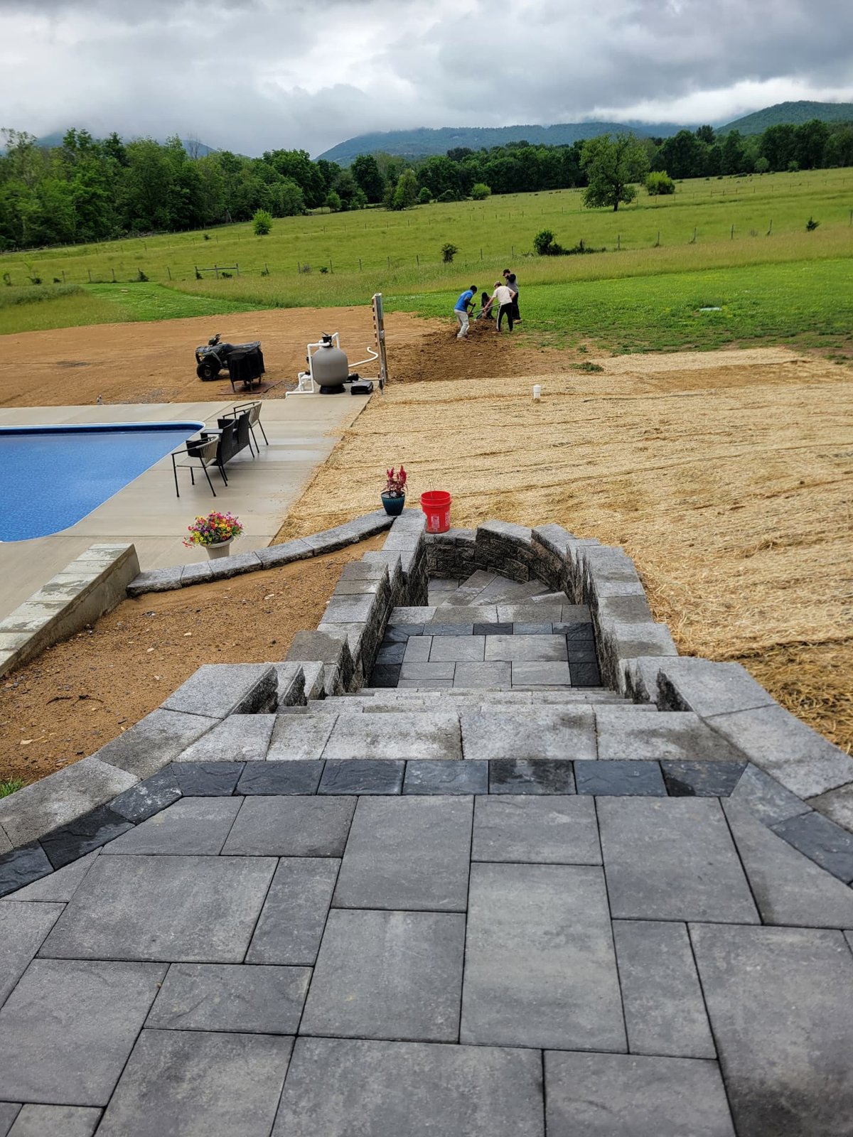 Hardscaping project by Pro Quality Property Maintenance