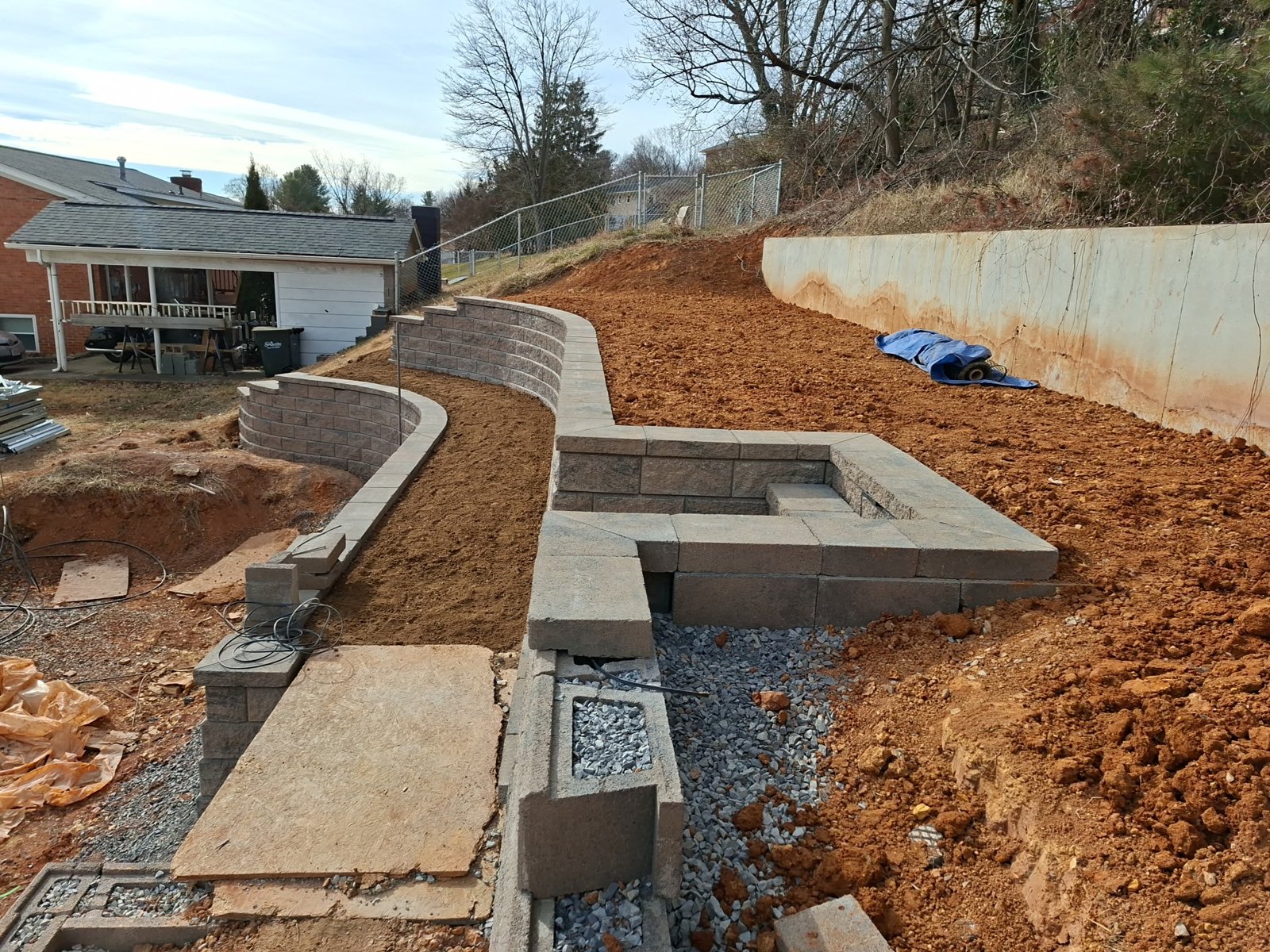 Hardscaping project by Pro Quality Property Maintenance