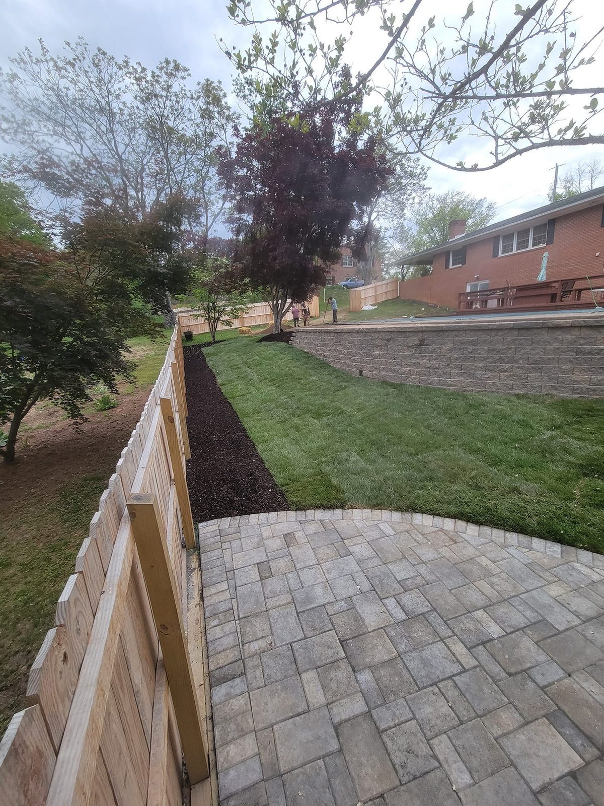 Hardscaping project by Pro Quality Property Maintenance