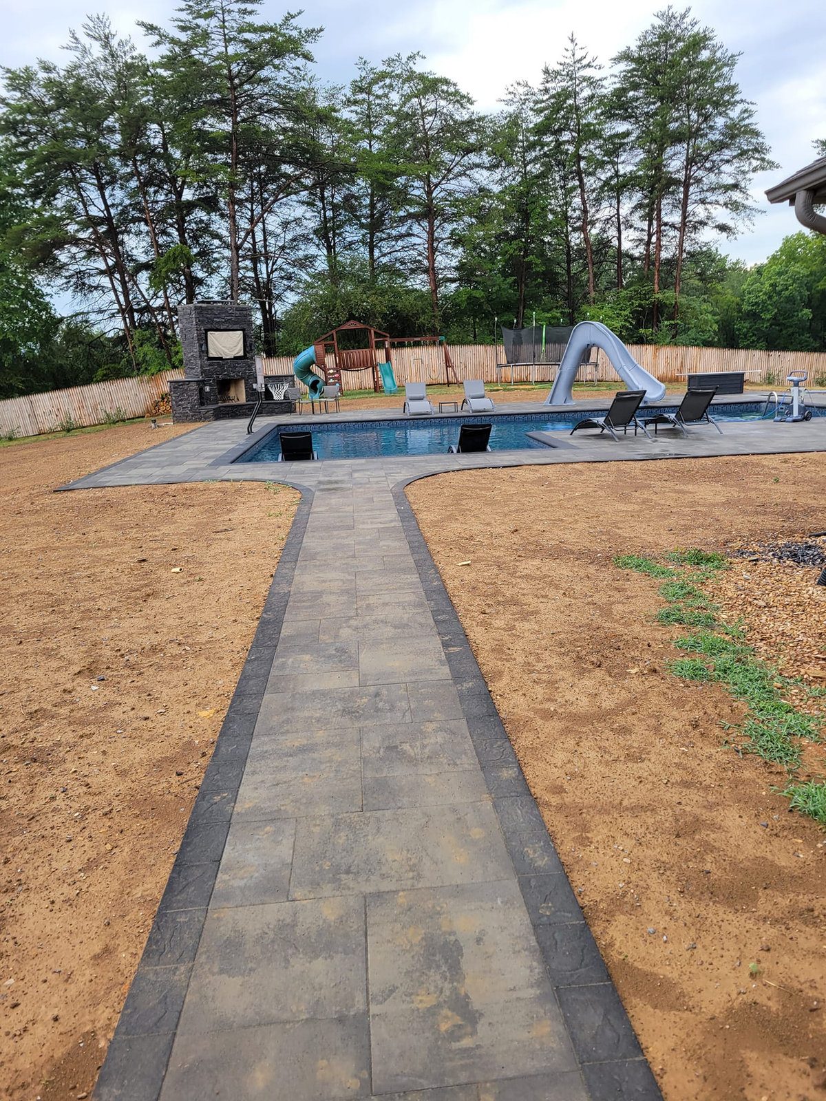 Hardscaping project by Pro Quality Property Maintenance