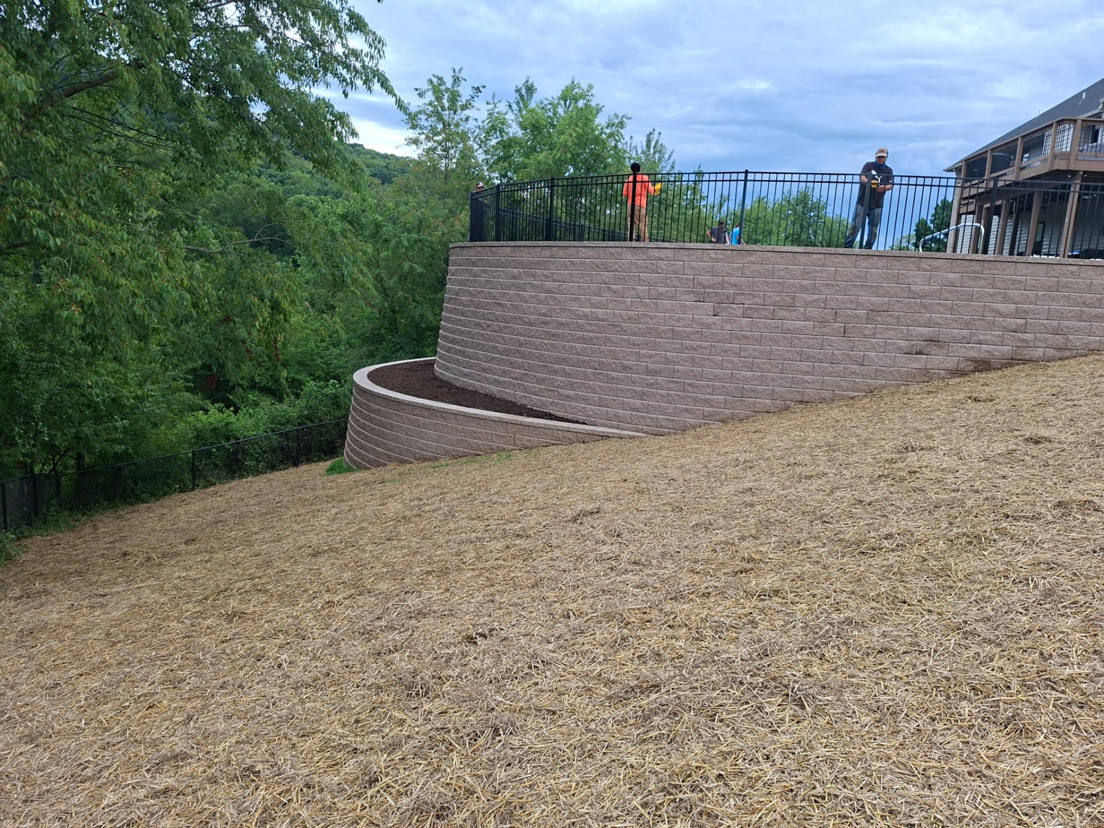 Hardscaping project by Pro Quality Property Maintenance
