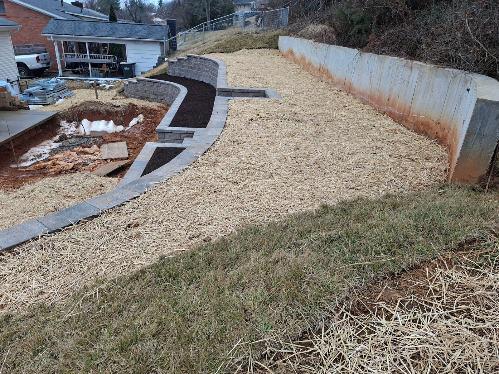 Hardscaping project by Pro Quality Property Maintenance