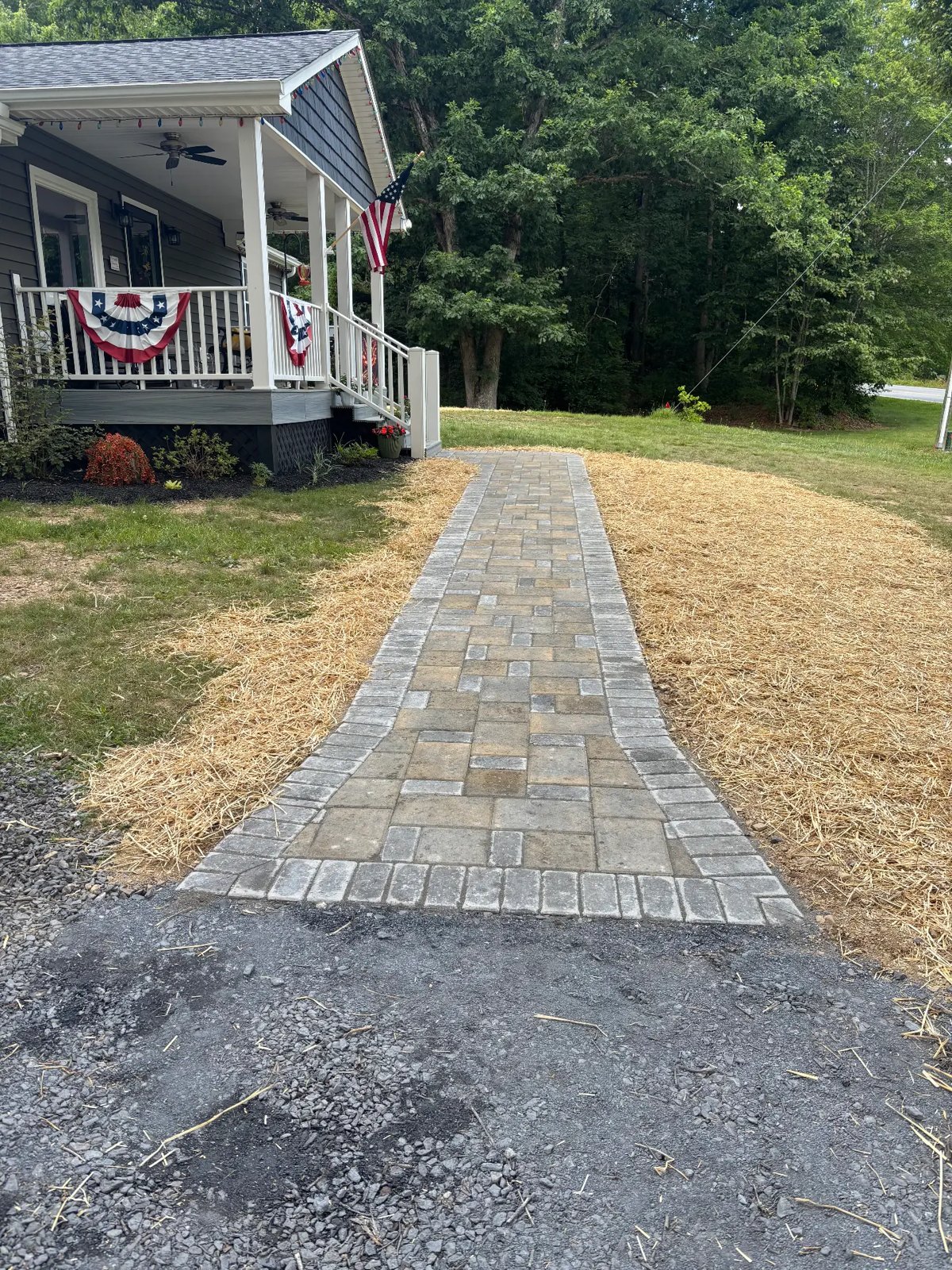 Hardscaping project by Pro Quality Property Maintenance
