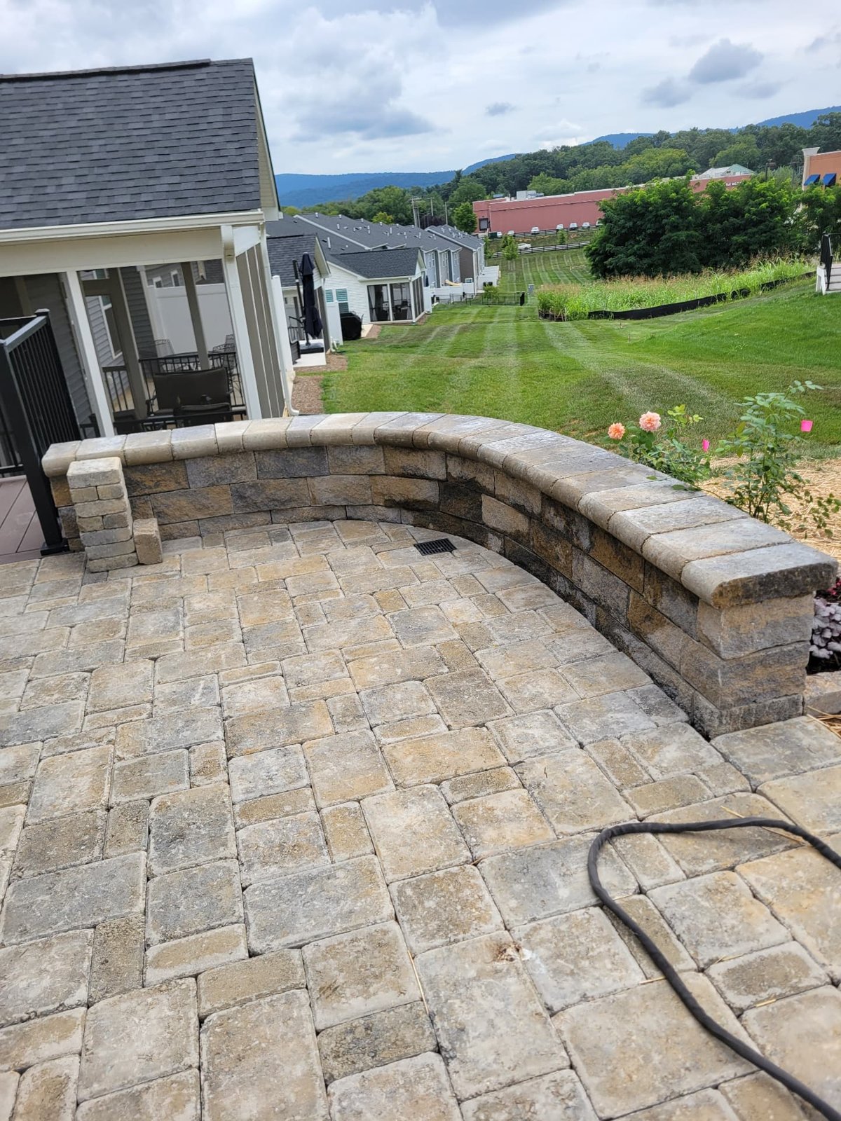 Hardscaping project by Pro Quality Property Maintenance
