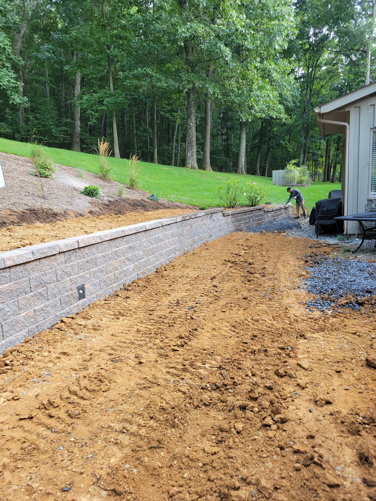 Hardscaping project by Pro Quality Property Maintenance