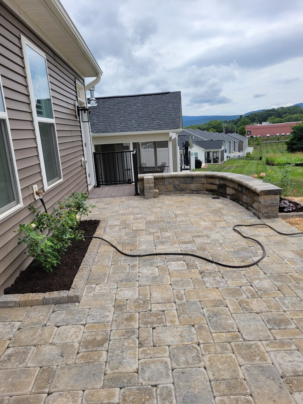 Hardscaping project by Pro Quality Property Maintenance