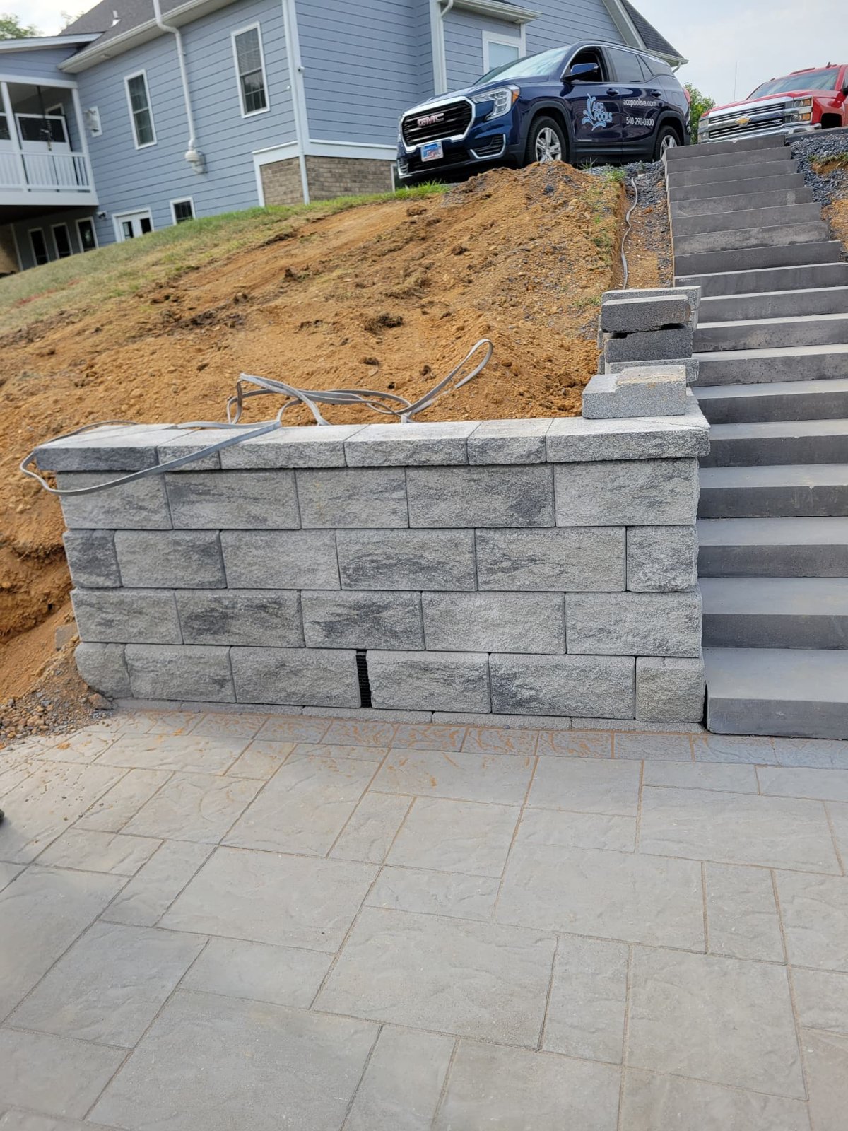 Hardscaping project by Pro Quality Property Maintenance