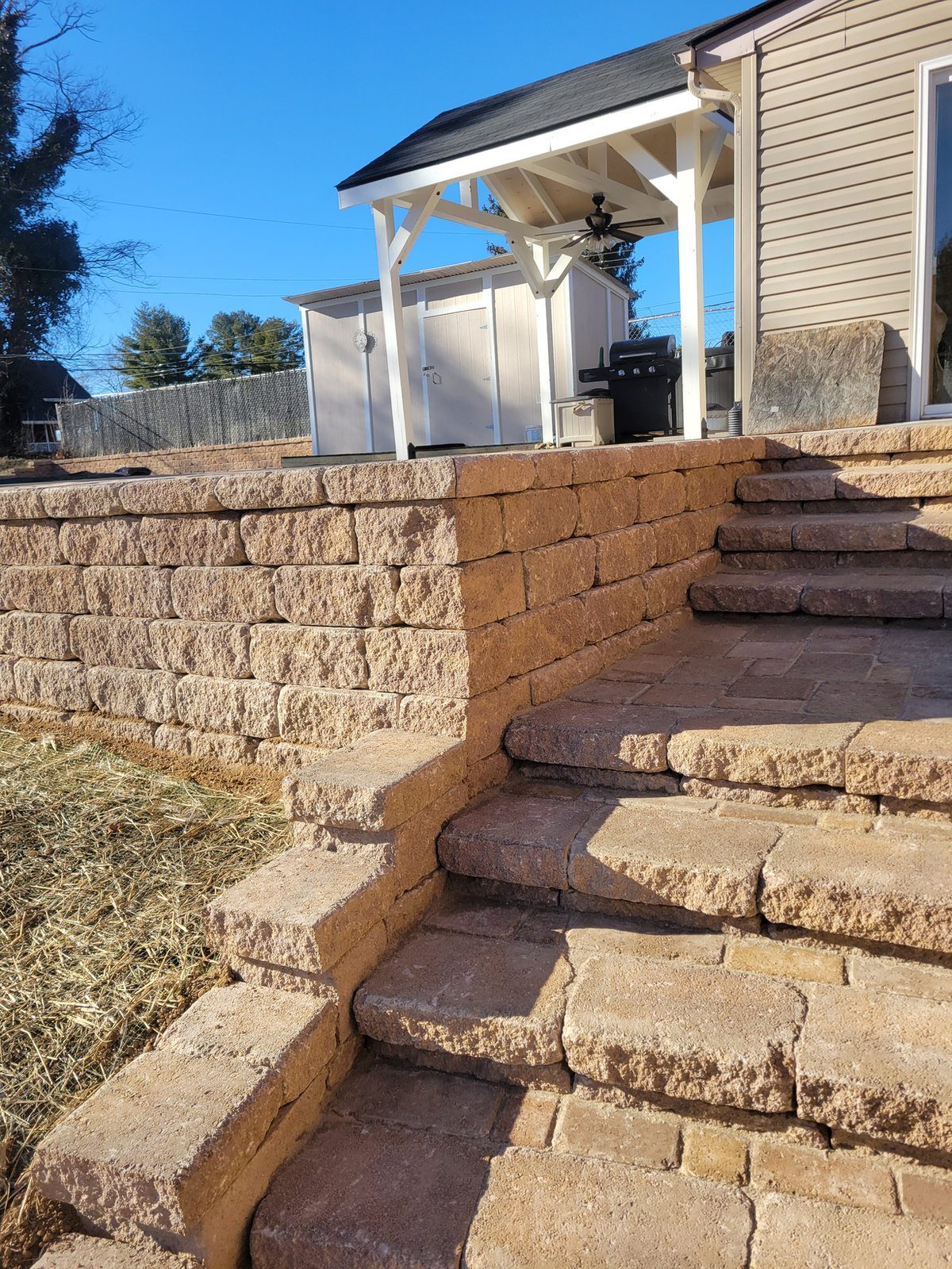 Hardscaping project by Pro Quality Property Maintenance