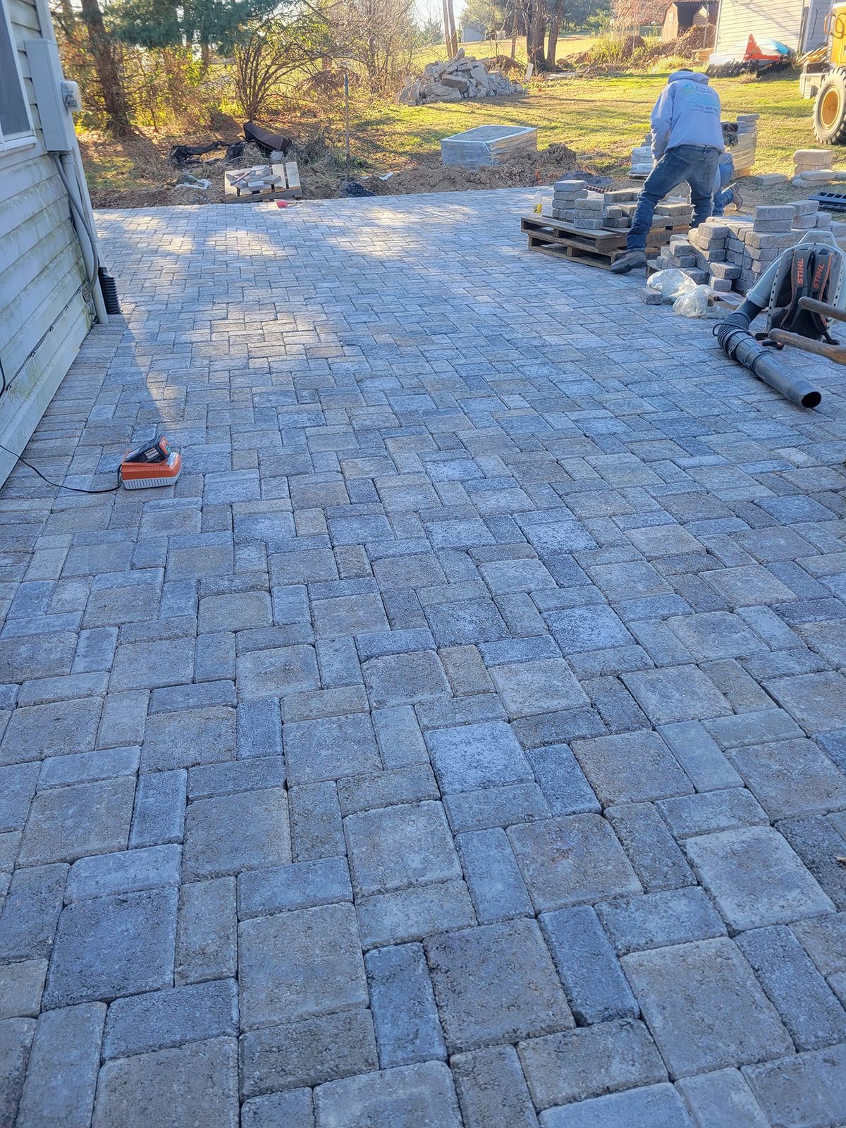 Hardscaping project by Pro Quality Property Maintenance