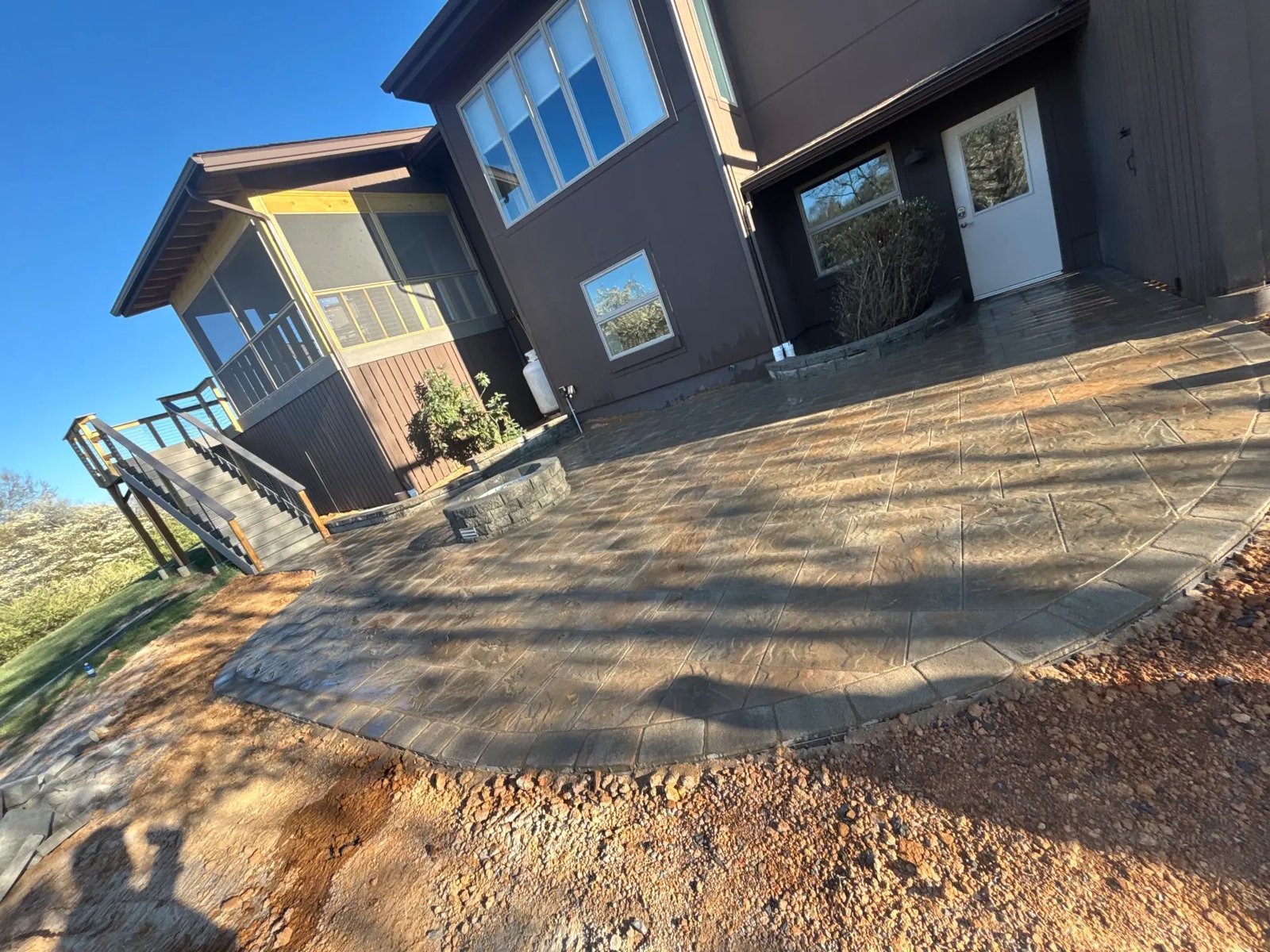 Hardscaping project by Pro Quality Property Maintenance