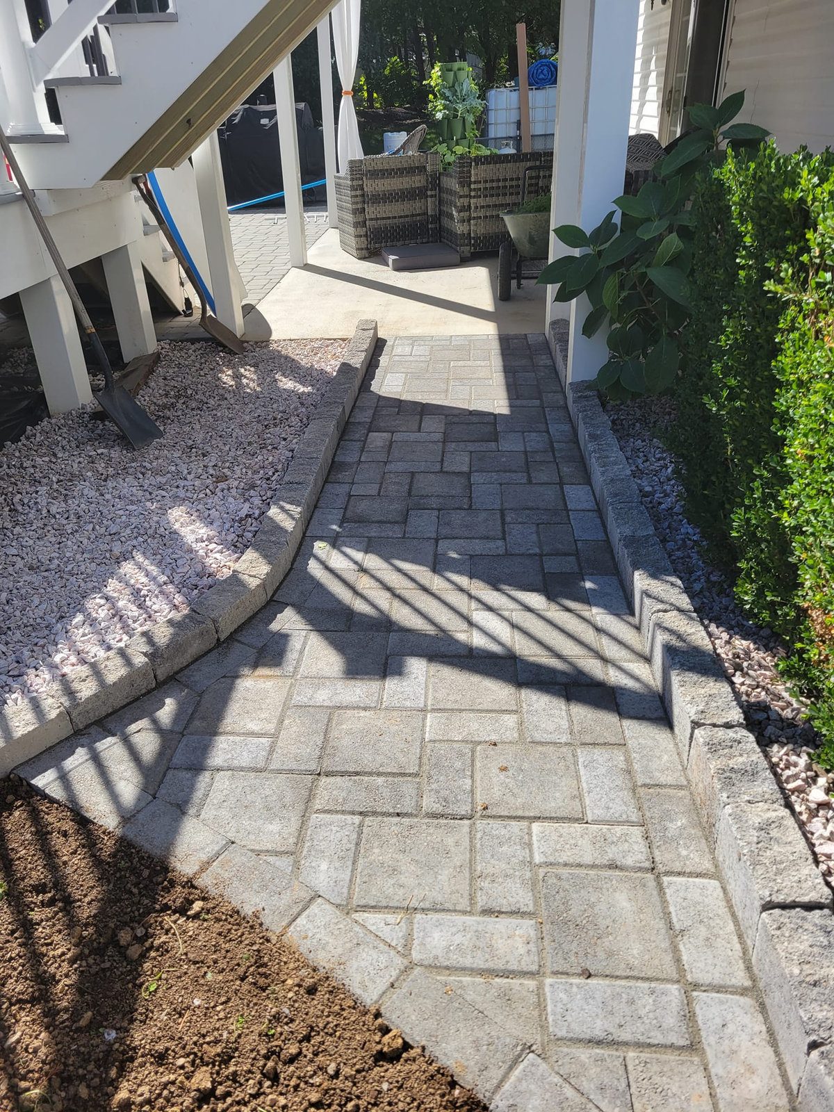 Hardscaping project by Pro Quality Property Maintenance